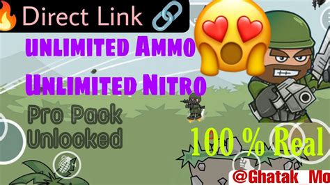 mini militia 4.3.5 unlimited ammo and nitro